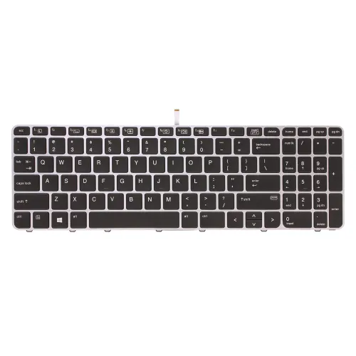 Tastatura za laptop HP 850 G3 mali enter sivi frame.