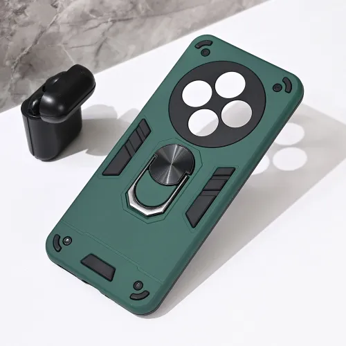 Futrola - maska Hard Ring za Xiaomi Redmi 14C/Redmi A4 tamno zelena.