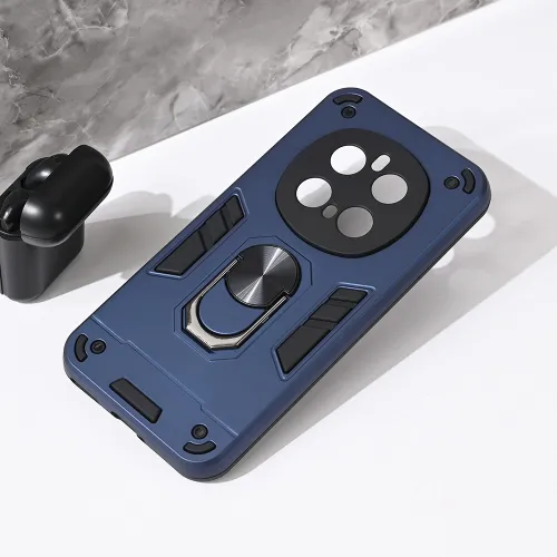 Futrola - maska Hard Ring za Huawei Honor Magic 7 Pro tamno plava.