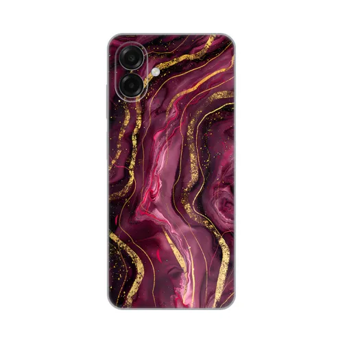 Silikonska futrola - maska print za Samsung A075F Galaxy A07 Burgundy.