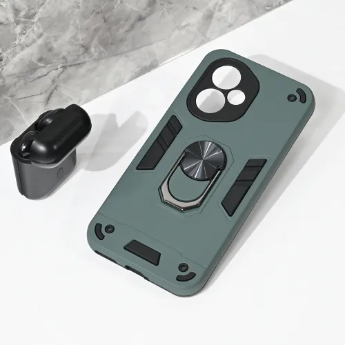 Futrola - maska Hard Ring za Huawei Honor 400 tamno siva.