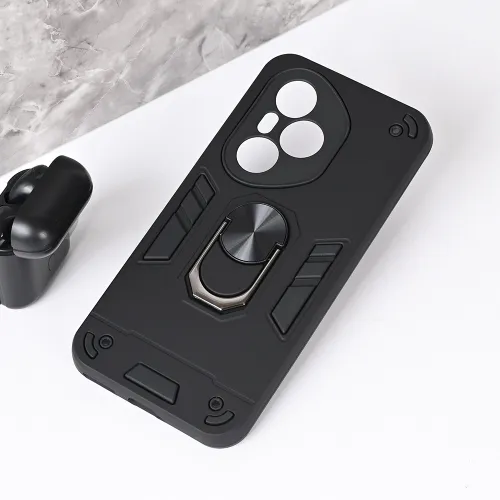 Futrola - maska Hard Ring za Huawei Honor 400 Pro crna.