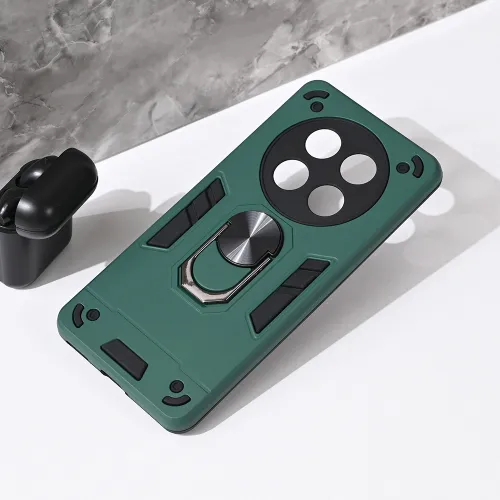 Futrola - maska Hard Ring za Huawei Honor Magic 7 lite tamno zelena.