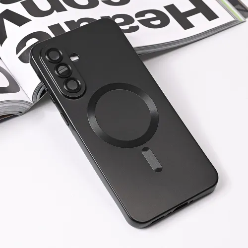 Futrola - maska Magsafe Chrome za Samsung A566 Galaxy A56 crna.