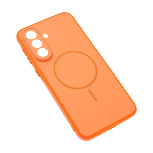 Futrola - maska Magsafe mat Line za Samsung A576 Galaxy A57 narandzasta.