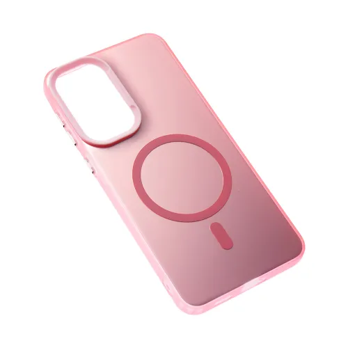 Futrola - maska Magsafe Clear za Samsung A576 Galaxy A57 5G roze.