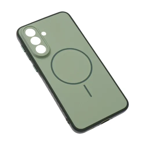 Futrola - maska Magsafe mat Line za Samsung A376 Galaxy A37 zelena.