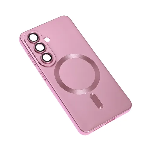 Futrola - maska Magsafe Chrome za Samsung S941 Galaxy S26 roze.