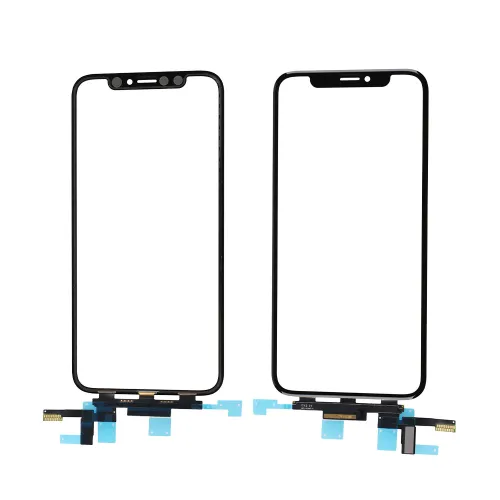 touchscreen za iPhone X + OCA stiker Black.