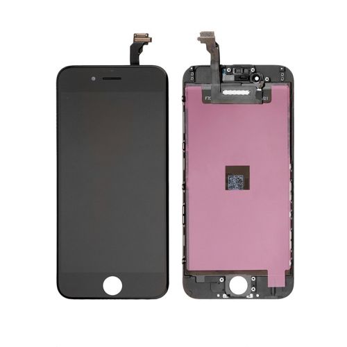 LCD ekran / displej za iPhone 6G + touchscreen Black High-brightness+High gamut+360pol.