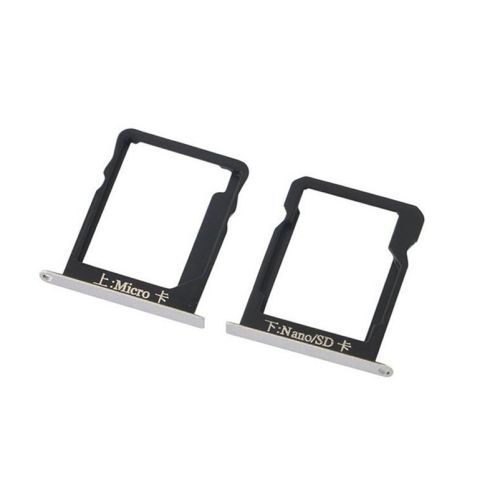 Drzac SIM+Micro SD kartice za Huawei Mate 7 silver.