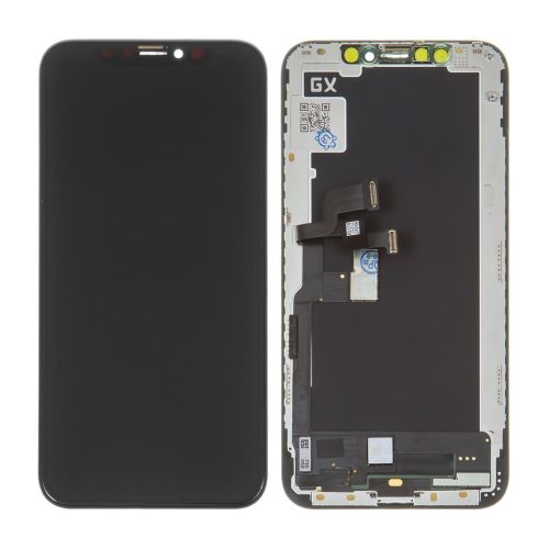 LCD ekran / displej za iPhone XS +touch screen crni GX SOFT OLED.