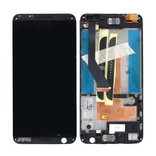 LCD ekran / displej za HTC Desire 820+touch screen crni+frame.