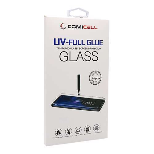 Zaštino staklo (glass) 3D MINI UV-FULL GLUE za Samsung G973F Galaxy S10 zakrivljena providna (sa UV lampom) A+ (MS).