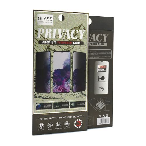 Zaštino staklo (glass) PRIVACY 2.5D Full glue za Realme C35 crna (MS).