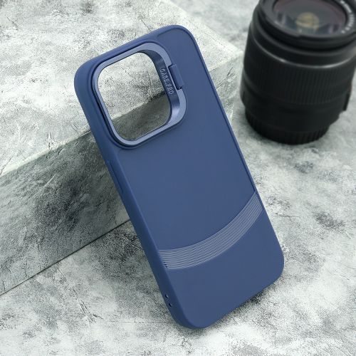 Futrola - maska CAMERA HOLDER za iPhone 15 Pro (6.1) plava (MS).
