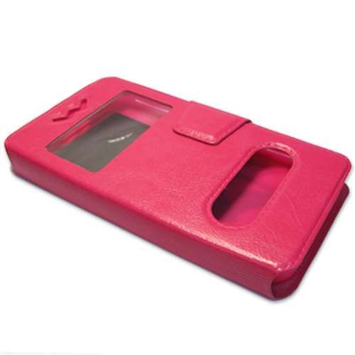 Futrola - maska FLIP silikonska univerzalna XL (4.6-5.0in) pink (MS).
