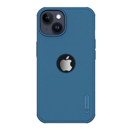 Futrola - maska Nillkin Super Frost Pro za iPhone 14 (6.1) plava (logo cut) (MS).