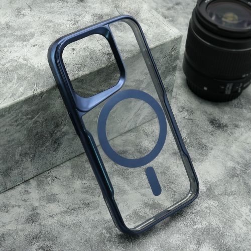Futrola - maska PLATINUM MagSafe za iPhone 15 Pro (6.1) plava (MS).