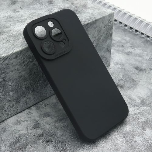 Silikonska futrola - maska Pro Camera za iPhone 14 Pro (6.1) crna (MS).