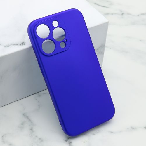 Futrola - maska Soft Silicone za iPhone 15 Pro (6.1) plava (MS).