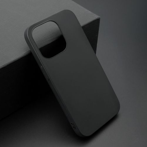 Futrola - maska ultra tanki KOLOR za iPhone 14 Pro crna (MS).