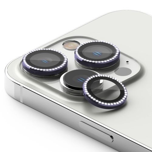 Zastita za kameru DIAMOND za iPhone 15 Pro (6.1)/iPhone 15 Pro Max (6.7) ljubicasta (MS).