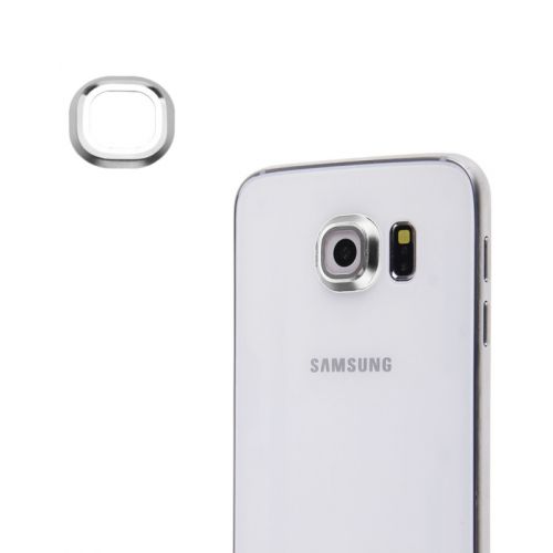 Metalna zastita kamere za Samsung G920 S6 srebrna.