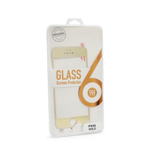 Zaštino staklo (glass) za iPhone 5 zlatni.