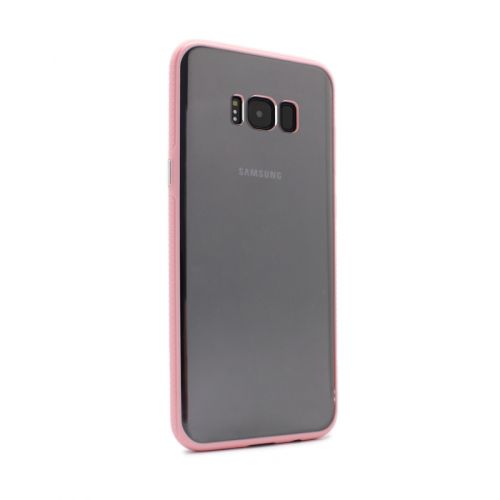 Futrola - maska providna Cover za Samsung G955 S8 plus roze.