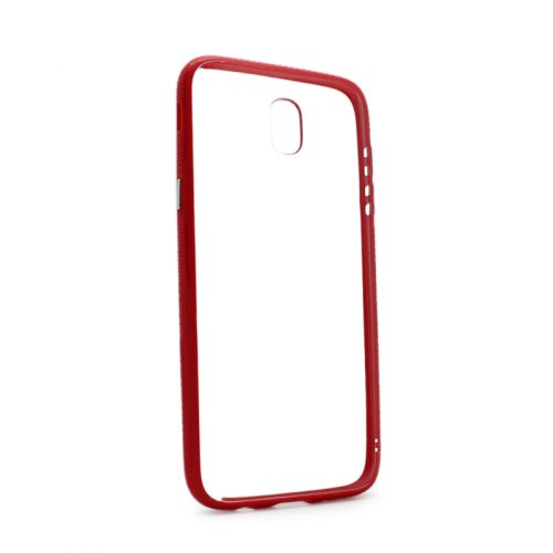 Futrola - maska providna Cover za Samsung J330F Galaxy J3 (2017) crvena.