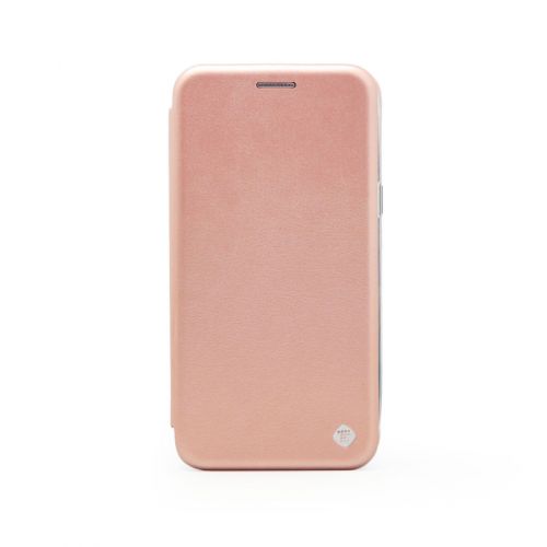 Futrola - maska Teracell Flip Cover za iPhone X/XS roze.
