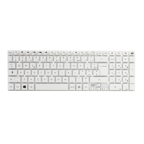 Tastatura za laptop Gateway NV52L NV55S NV57 bela.