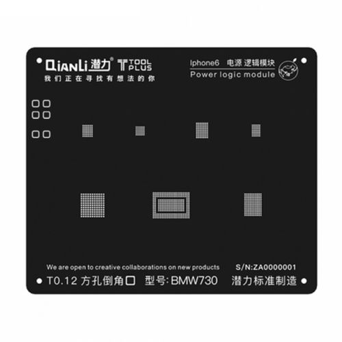 BGA sito Qianli ToolPlus 3D iBlack Power Logic modul za iPhone 6G BMW730.