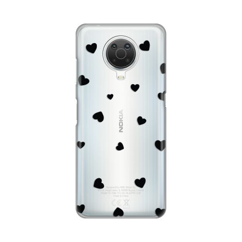 Silikonska futrola - maska print Skin za Nokia G10/G20 Hearts.