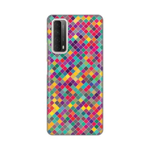 Silikonska futrola - maska print Skin za Huawei P Smart 2021 Colorful cubes.