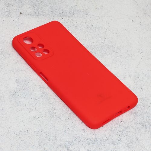 Futrola - maska Teracell Giulietta za Xiaomi Redmi Note 11T 5G/Poco M4 Pro 5G mat crvena.