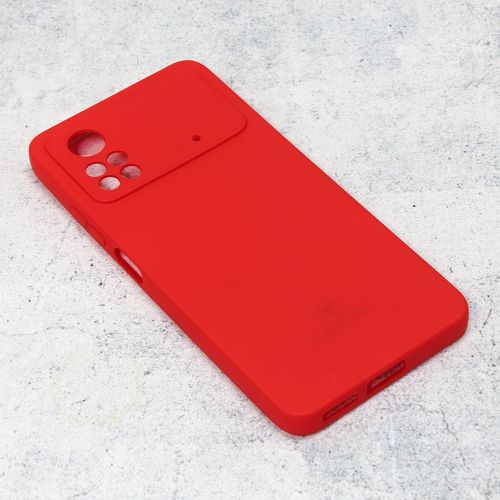 Futrola - maska Teracell Giulietta za Xiaomi Poco X4 Pro 5G mat crvena.