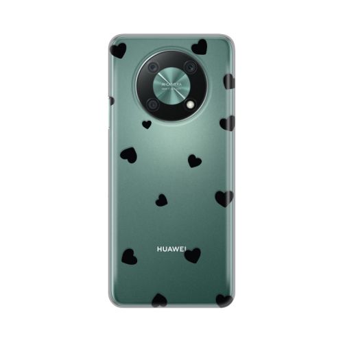 Silikonska futrola - maska print Skin za Huawei Nova Y90 Hearts.