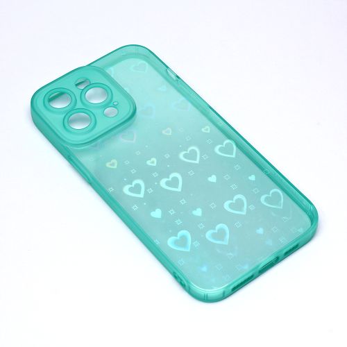 Futrola - maska Heart Color IMD za iPhone 14 Pro Max 6.7 mint.