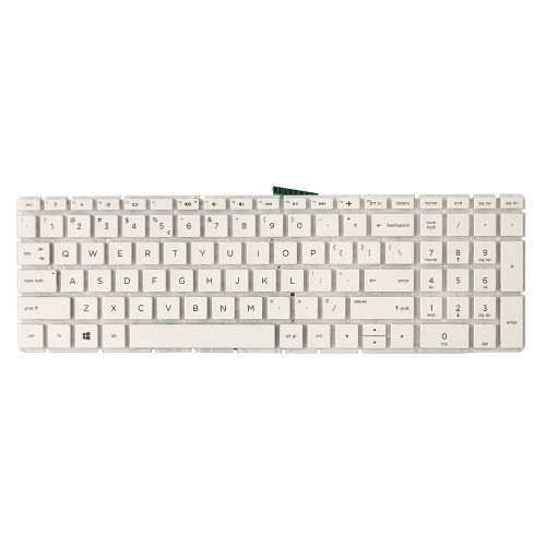 Tastatura za laptop HP 250 G6 bela.