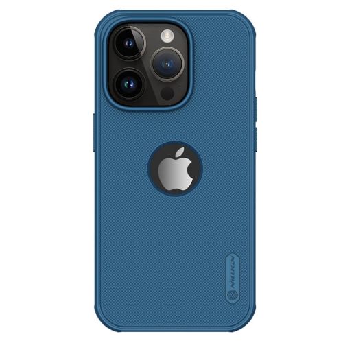 Futrola - maska Nillkin Scrub Pro za iPhone 14 Pro Max 6.7 plava (sa otvorom za logo).