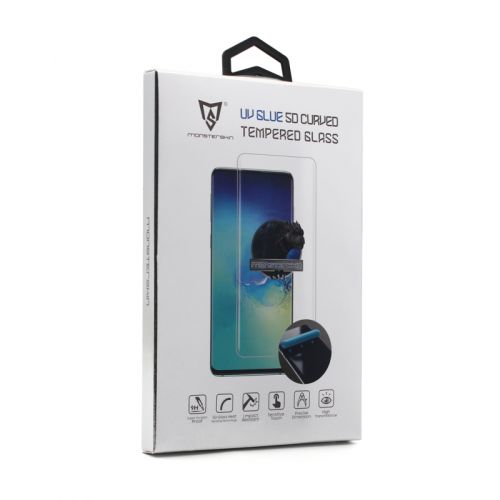 Zaštino staklo (glass) Monsterskin UV Glue 5D za Samsung S911B Galaxy S23 Transparent.