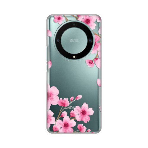 Silikonska futrola - maska print Skin za Huawei Honor Magic 5 Lite Rose Flowers.