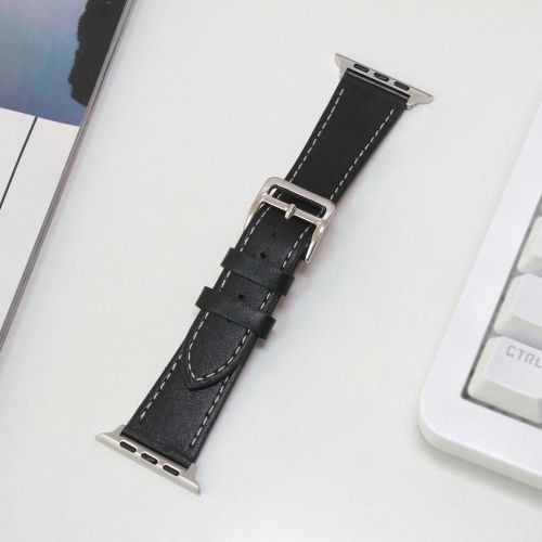 Narukvica rift kozna za iPhone Apple watch 42mm crno braon.