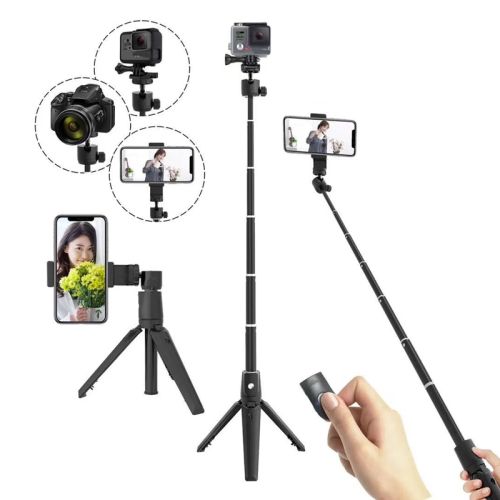 Selfie stick K20 + tripod.
