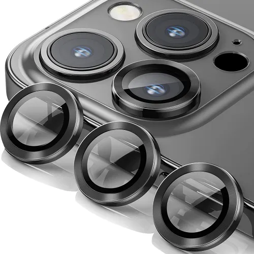 Zastita za kameru RING za iPhone 14 Pro/iPhone 14 Pro Max crna (MS).