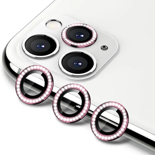 Zastita za kameru DIAMOND PREMIUM za iPhone 11 Pro/11 Pro Max pink (MS).