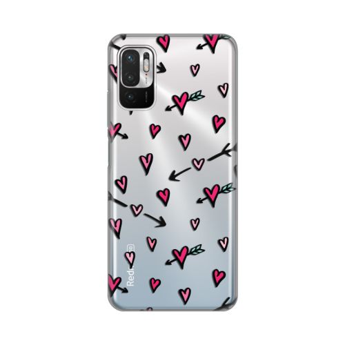 Silikonska futrola - maska print Skin za Xiaomi Redmi Note 10 5G Heart Pattern.