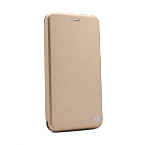 Futrola - maska Teracell Flip Cover za Motorola Moto G8 Power Lite zlatna.